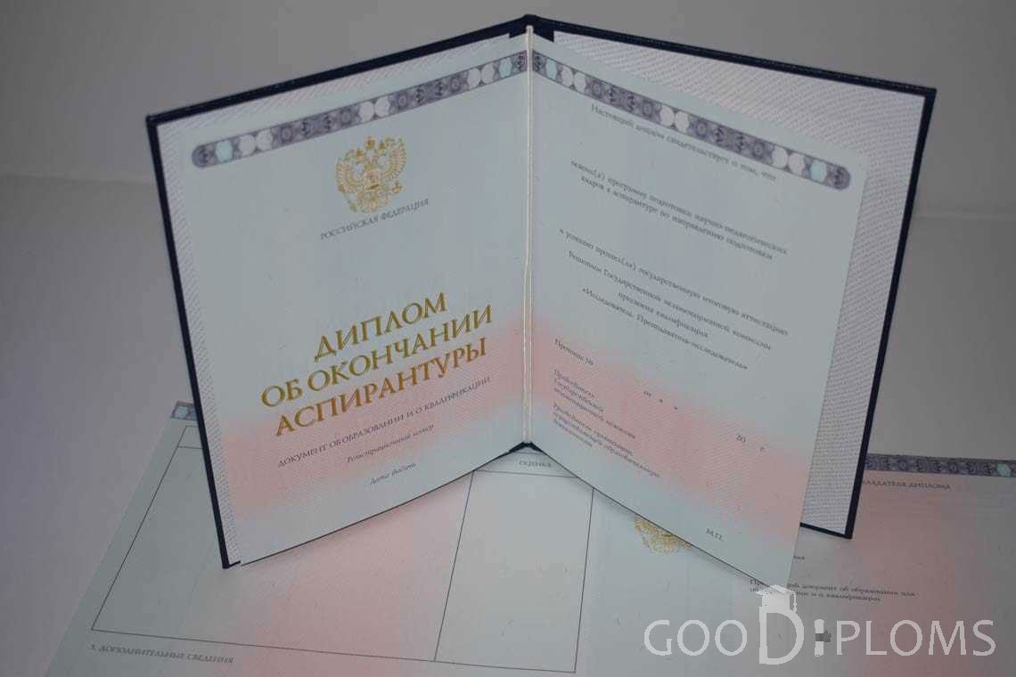 Диплом Аспирантуры период выдачи 2014-2020 -  Хабаровск