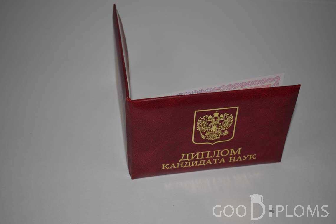 Диплом Кандидата Наук - Обратная Сторона период выдачи 2013-2016 -  Хабаровск