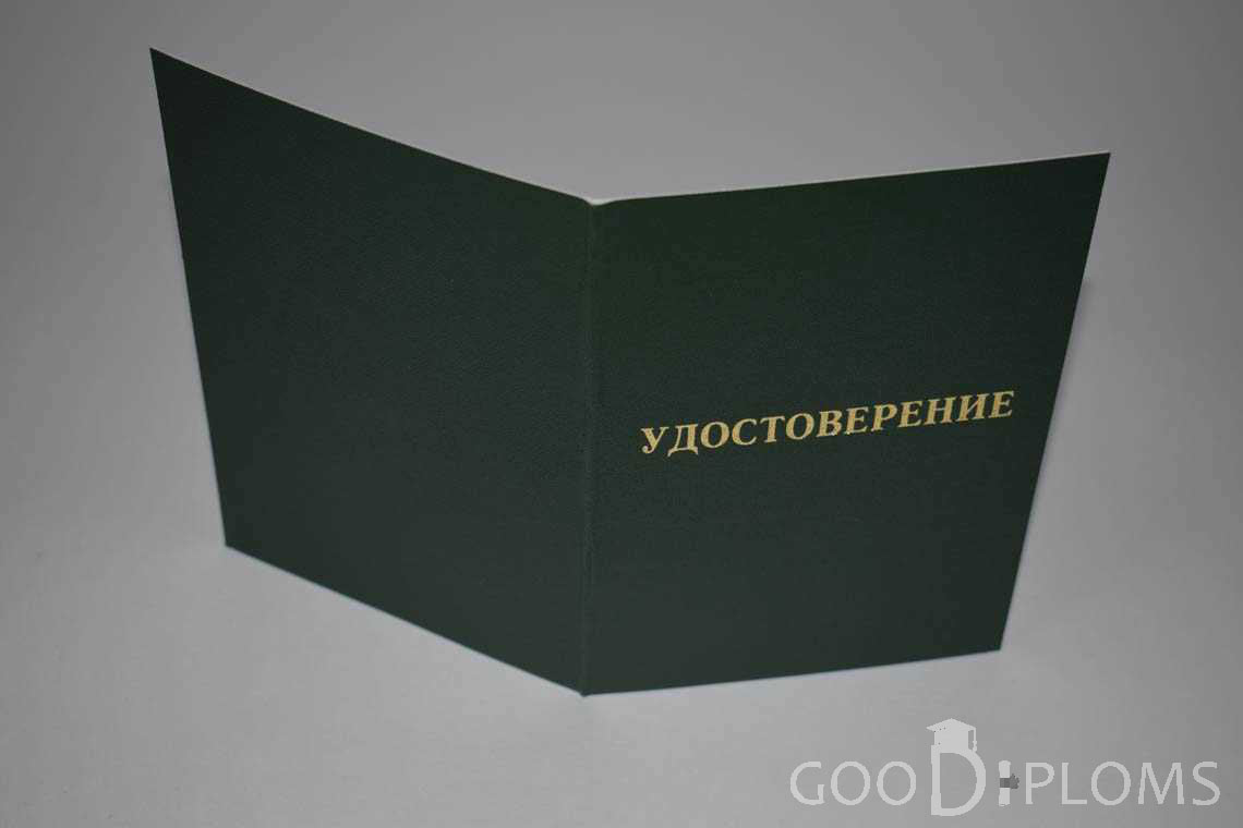 Удостоверение Интернатуры - Обратная Сторона период выдачи 2007-2013 -  Хабаровск